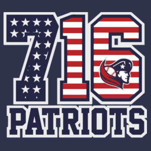 716 Patriots - Heavy Blend  Hooded Sweatshirt Design