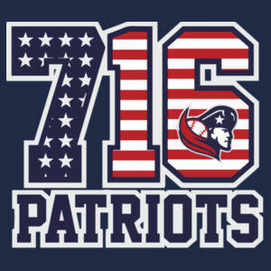716 Patriots - Dri FIT Cotton/Poly Tee Design