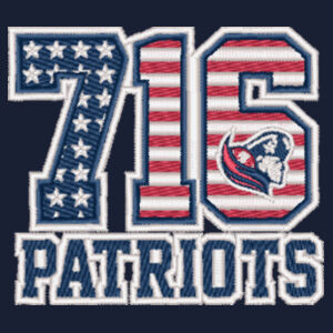 716 Patriots - Dri FIT Vertical Mesh Polo Design