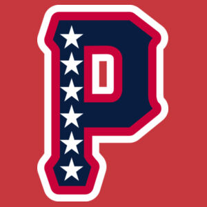 P Patriots - Unisex Tri Blend Long Sleeve Colorblock Raglan Design