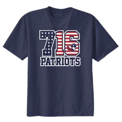 716 Patriots - Youth Heavy Cotton 100% Cotton T Shirt Thumbnail