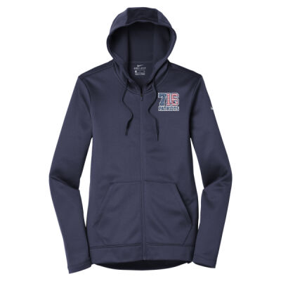 716 Patriots - Ladies Therma FIT Full Zip Fleece Hoodie Thumbnail