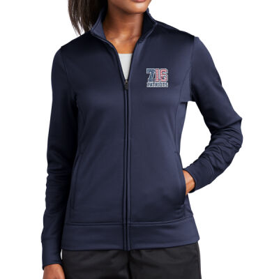 716 Patriots - Ladies Sport Wick ® Fleece Full Zip Jacket Thumbnail