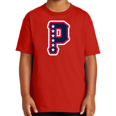 P Patriots - Youth Ultra Cotton ® 100% US Cotton T Shirt Thumbnail