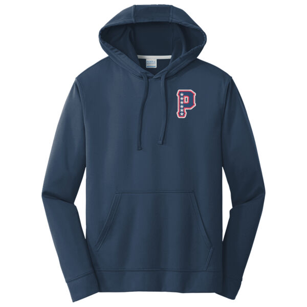 P Patriots Team Hoodie - Performance Fleece Pullover Hooded Sweatshirt Thumbnail
