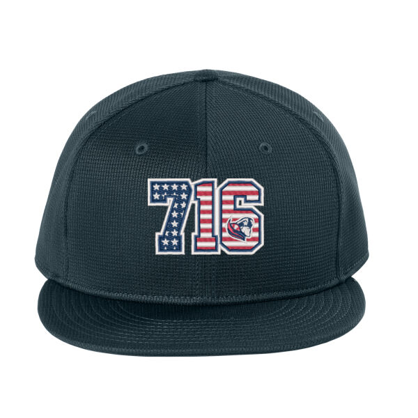 716 w/Number - Pivot Flat Bill Snapback Cap Thumbnail